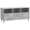 vidaXL TV ormar Betonska siva 102 x 34,5 x 50 cm Konstruirano drvo