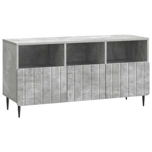 vidaXL TV ormar Betonska siva 102 x 34,5 x 50 cm Konstruirano drvo
