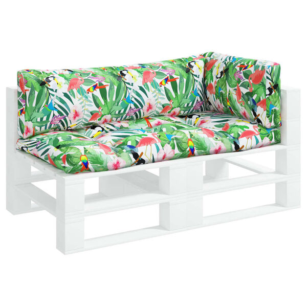 vidaXL Jastuci za palete 3 kom raznobojni od tkanine Oxford