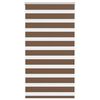 vidaXL Zebra zavjesa Smeđa 75x100 cm &Scaron;irina tkanine 70,9 cm Poliester