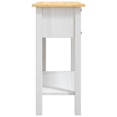 vidaXL Konzolni stol borovina meksički stil Corona bijeli 90x34,5x73cm
