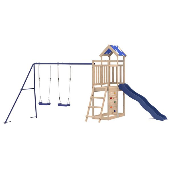 vidaXL Vanjski set za igru od masivne borovine