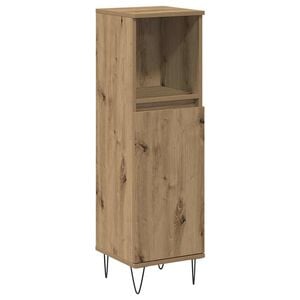 vidaXL Kupaonski ormarić Artisan hrast 30x30x100 cm konstruirano drvo