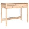 vidaXL Radni stol s ladicama 100 x 50 x 78 cm od masivne borovine