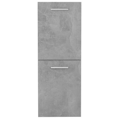 vidaXL Kupaonski ormarić siva boja betona 30 x 30 x 80 cm od iverice