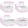 vidaXL Set vanjskih sofa 7 Komad Prirodna Čvrsto drvo akacije