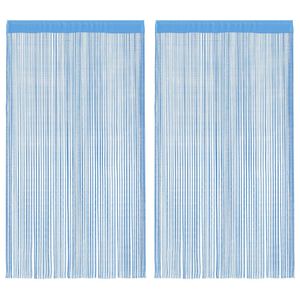vidaXL Zavjese od &scaron;page 2 kom svijetloplave 100x250 cm
