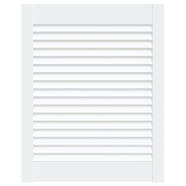 vidaXL Vrata za ormarić re&scaron;etkasti dizajn bijela 61,5x49,4 cm borovina