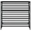 vidaXL Stalak za cipele crni 90x30x85 cm od konstruiranog drva