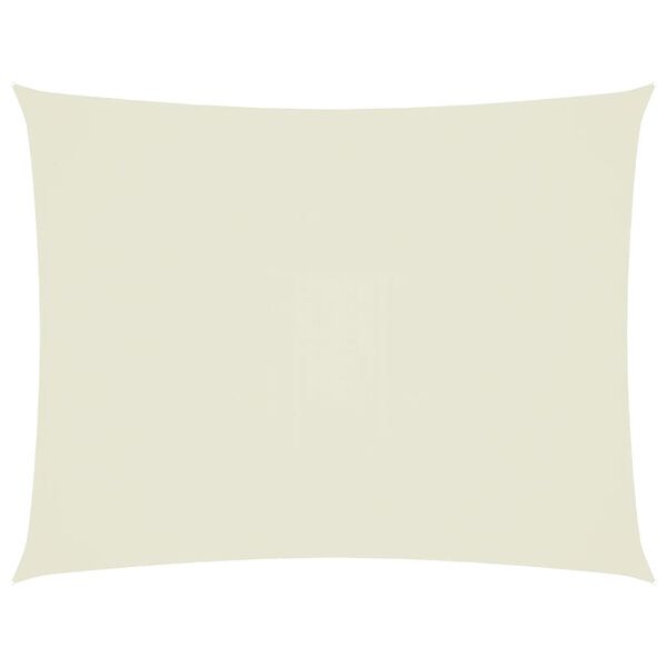 vidaXL Jedro protiv sunca od tkanine Oxford pravokutno 4 x 5 m krem