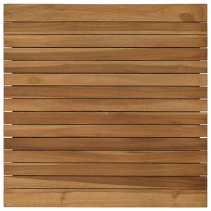 vidaXL Gornji dio stola 60 x 60 x 3,5 cm Četvrtasti Čvrsto teak drvo