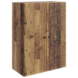 vidaXL Ormar za montažu na zid Staro drvo 66 x 34,5 x 90 cm