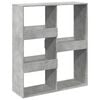 vidaXL Sobna pregrada boja betona 100x33x115 cm konstruirano drvo