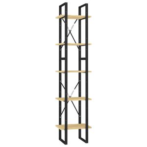 vidaXL Ormarić za knjige s 5 razina 40 x 30 x 175 cm od borovine
