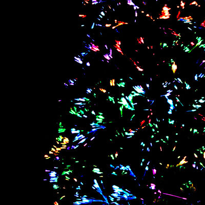 vidaXL Umjetno božićno drvce sa stalkom zeleno 240 cm optička vlakna