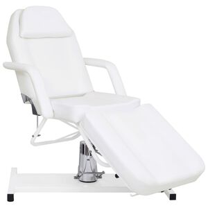 vidaXL Masažni stol bijeli 180 x 62 x (87 - 112) cm