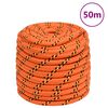 vidaXL Brodski konop narančasti 16 mm 50 m od polipropilena