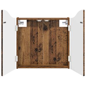vidaXL Kabinet za mete Staro drvo 56 x 12 x 63 cm Konstruirano drvo