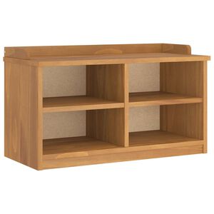 vidaXL Klupa za hodnik SANDNES 87x40x50 cm Masivno drvo Bor