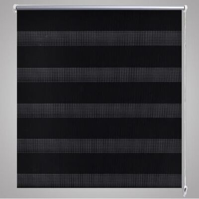 Rolo crne zavjese sa zebrastim linijama 90 x 150 cm