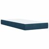 vidaXL Box spring krevet s madracem tamnoplavi 90x190 cm bar&scaron;unasti