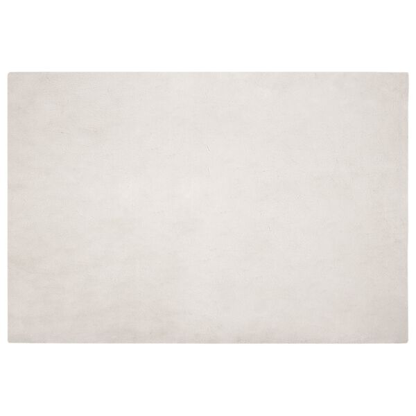 vidaXL Faux Rabbit Fur Rug Olite Bež 140 x 200 cm Poliester