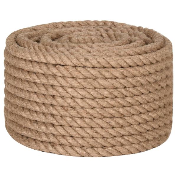 vidaXL Uže od 100 % jute 20 mm 100 m