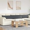 vidaXL Jastučići za sofu 2 pcs Tamno siva 200 x 40 cm Kordura tekstil