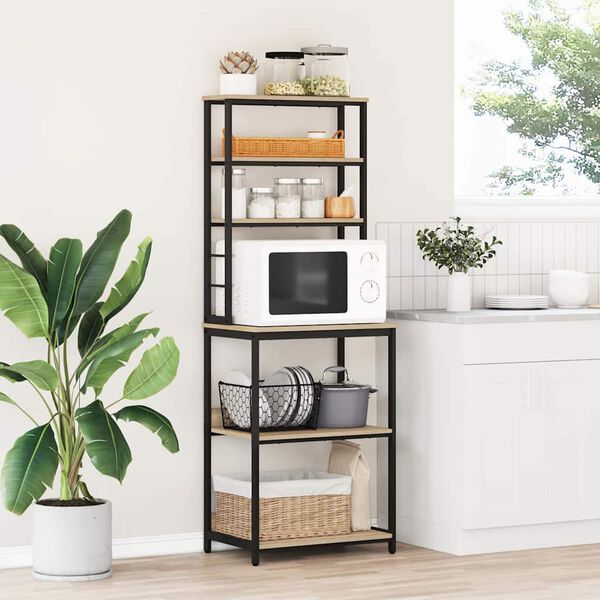 vidaXL Kuhinjska polica Sonoma hrast 60 x 40 x 168 cm