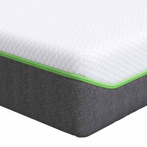 vidaXL Madrac Srednje mekano 70 x 200 cm Bijela i siva