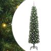 vidaXL Umjetno božićno drvce Zelena 240 cm PVC i čelik i plastika