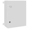 vidaXL Upravljački ormar Siva 47 x 17,5 x 50 cm ABS plastika