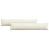 vidaXL Jastučići za sofu 2 pcs Krema 200 x 40 cm Kordura tekstil