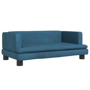 vidaXL Krevet za pse plavi 80 x 45 x 30 cm bar&scaron;unasti