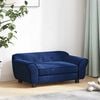 vidaXL Sofa za pse plava 72 x 45 x 30 cm plišana