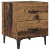 vidaXL Ormarić za krevet Staro drvo 40 x 35 x 47,5 cm