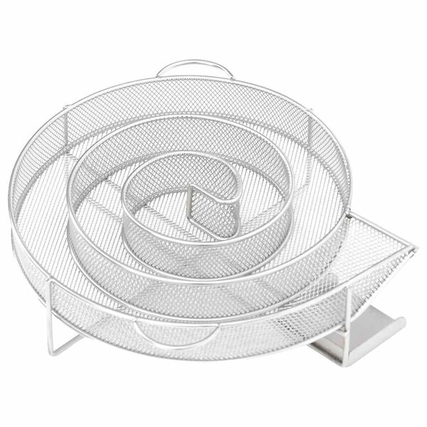 vidaXL Generator hladnog dima okrugli 19,5 cm od nehrđajućeg čelika