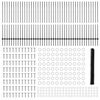 vidaXL Ograda s postovima Siva 1,4 x 100 m Čelik i PVC