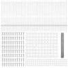 vidaXL Ograda s postovima Srebrno 1 x 100 m Čelik