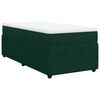 vidaXL Box spring krevet s madracem tamnozeleni 80 x 200 cm bar&scaron;unasti