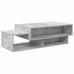 vidaXL Kava Stol Betonski sivi 105 x 50 x 32,5 cm Konstruirano drvo