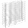 vidaXL Gabionska sadilica od pocinčanog čelika 90 x 30 x 90 cm