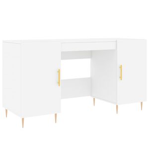 vidaXL Radni stol bijeli 140 x 50 x 75 cm od konstruiranog drva