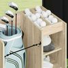vidaXL Golf ormar s kotačem Jednobojno Sonoma hrast 65 x 45 x 98 cm