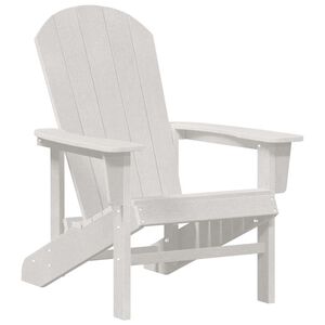 vidaXL Adirondack stolica Bijelo HDPE
