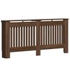 vidaXL Pokrivač radijatora Smeđi hrast 172x19x81,5cm Konstruirano drvo