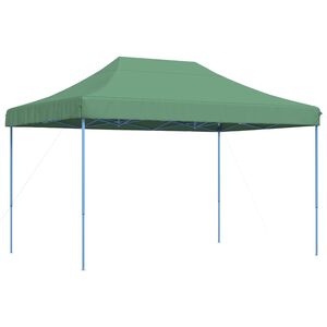 vidaXL &Scaron;ator za zabave 279 x 410 x 315 cm Zelena Oxford tkanina