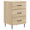 vidaXL Noćni ormar Hrast sonoma 43 x 41 x 66,5 cm Konstruirano drvo