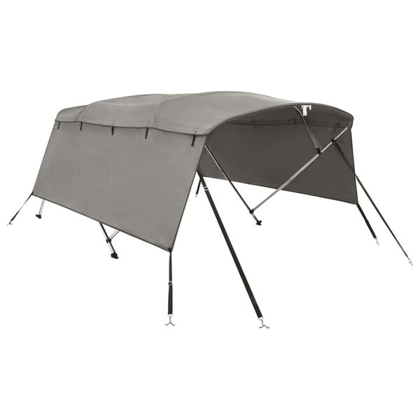 vidaXL Tenda bimini s 4 luka i bočnim stijenkama 243x(230-244)x137 cm