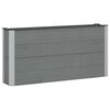 vidaXL Povi&scaron;ena vrtna gredica Siva 150 x 30 x 72 cm WPC i aluminij